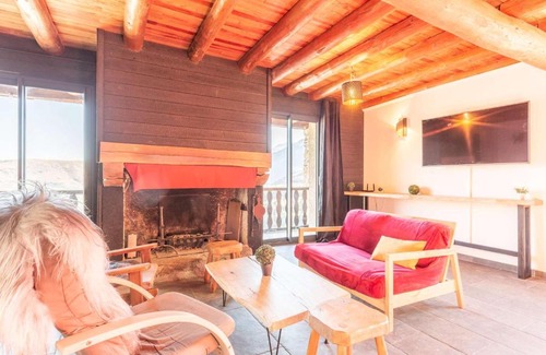 Saint-Lary-Soulan Chalet De Esquí | Chalet authentique à Soulan - Confort moderne, cheminée, brasero et vues superbes - FR-1-296-349