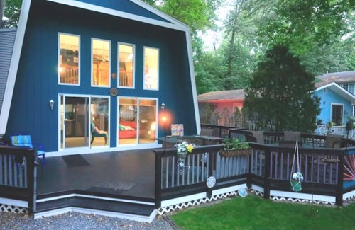 Rehoboth Beach Chalet De Esquí | Chalet by the Bay Charming Beach Getaway