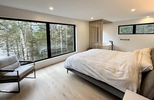 Saint Donat Chalet De Esquí | Chalet Luxueux Scandinave et Moderne à 5 min du Mont Garceau