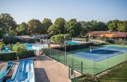 Cazaux Chalet De Esquí | Chalet Climatisé Tout Confort au Sein d' un Parc Résidentiel de Loisir 4 Étoiles