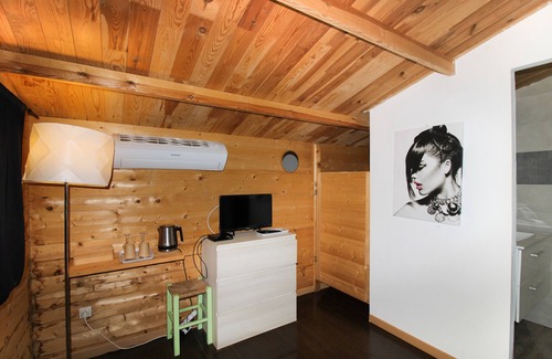 Coti-Chiavari Cabina | Chalet 'De La Plage Evasion' con vistas al mar, Wi-Fi y aire acondicionado