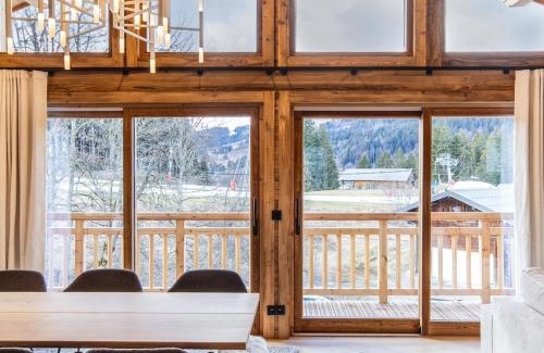 Les Gets Chalet De Esquí | Chalet de luxe aux Gets avec jacuzzi, sauna, Wi-Fi, parking - FR-1-671-272