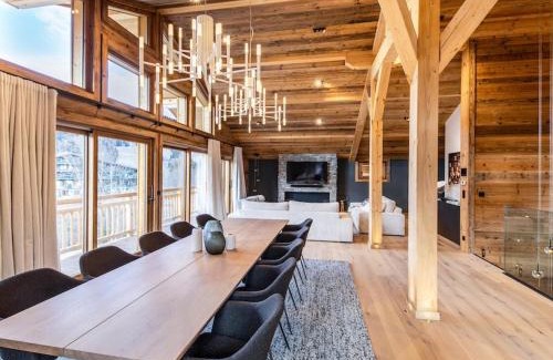 Les Gets Chalet De Esquí | Chalet de luxe aux Gets avec jacuzzi, sauna, Wi-Fi, parking - FR-1-671-272