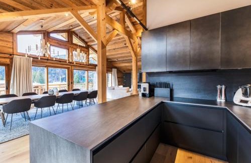 Les Gets Chalet De Esquí | Chalet de luxe aux Gets avec jacuzzi, sauna, Wi-Fi, parking - FR-1-671-272