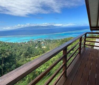 Moorea-Maiao Chalet De Esquí | Chalet Fara Hinano, Vue Océan
