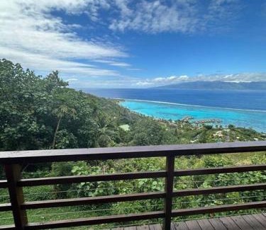 Moorea-Maiao Chalet De Esquí | Chalet Fara Hinano, Vue Océan