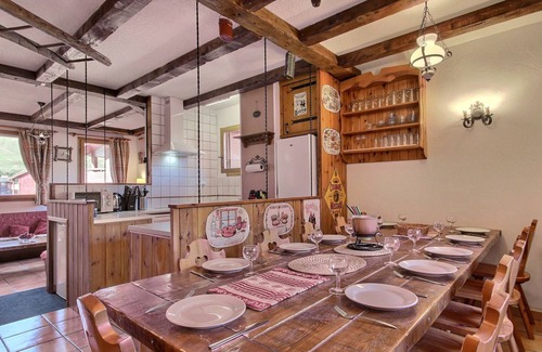 Plagne Soleil Chalet De Esquí | Chalet para 11 personas a pie de pistas con garaje en La Plagne Tarentaise