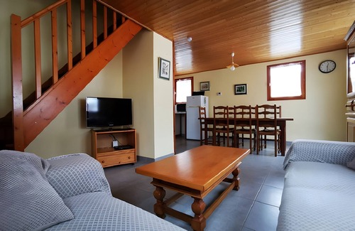 Saint-Jean-Saint-Nicolas Chalet De Esquí | Chalet 'Edelweiss 6 Personnes' con vistas a la montaña, terraza privada y Wi-Fi