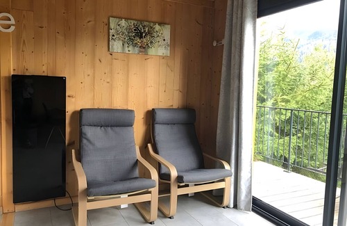 Saint-Jean-Saint-Nicolas Chalet De Esquí | Chalet 'Mini Ananda' with Mountain View, Private Garden and Wi-Fi