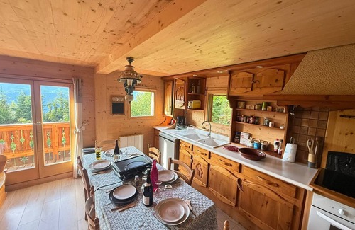 Jarrier Chalet De Esquí | Chalet 'Gite' con vistas a la montaña