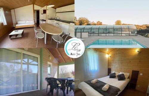 Beynat Chalet De Esquí | Chalet Hameaux de Miel 5 Pers, Parking, Piscine , Lac
