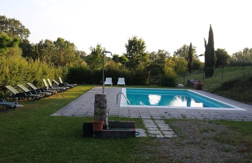 Cignan Bianco Casa | Chalet in Chianti with swimming pool and tennis court