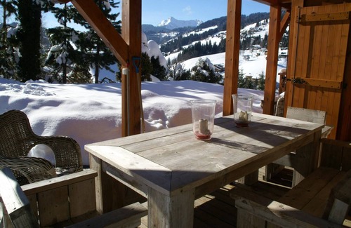 Les Gets Chalet De Esquí | Soleado chalet en Les Gets con jacuzzi
