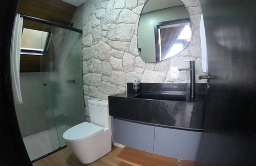 Sao Bento do Sul Chalet De Esquí | Chalet in the mountains Hidro Fireplace Sensational view
