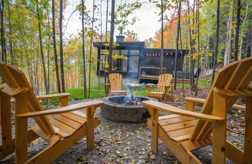 Chertsey Chalet De Esquí | Chalet in the forest - thermal rejuvenation - SPA and SAUNA
