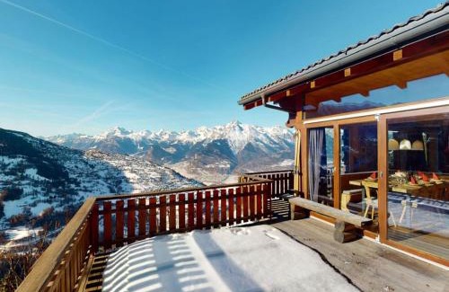 Nendaz Chalet De Esquí | Chalet in Veysonnaz with swimming pool