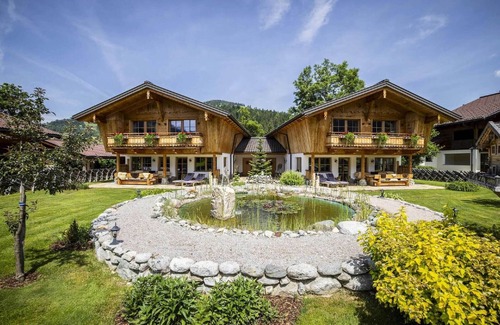 Wagrain Chalet De Esquí | Chalet in Wagrain with sauna and swimming pond