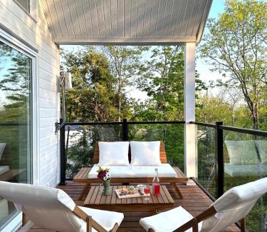 Sainte-Beatrix Casa | Chalet Komorebi with spa - Meli 1