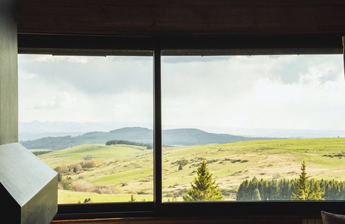 Besse-et-Saint-Anastaise Chalet De Esquí | Chalet l'Horizon 6/8 pers with panoramic terrace