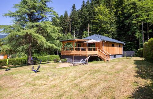 Masevaux-Niederbruck Chalet De Esquí | Chalet 'La Forêt Enchantée', nature, calme et jacuzzi au coeur de la Vallée