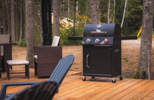 Mauricie Chalet De Esquí | Chalet Le Bébé Falaise, waterfront!