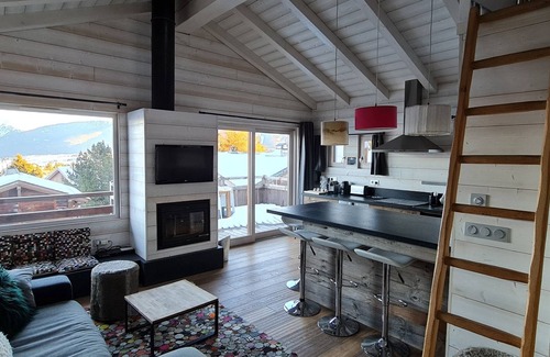 Superbolquere Chalet De Esquí | Le Refuge-Chalet-Lujoso-Baño con bañera-Vista a la Montana