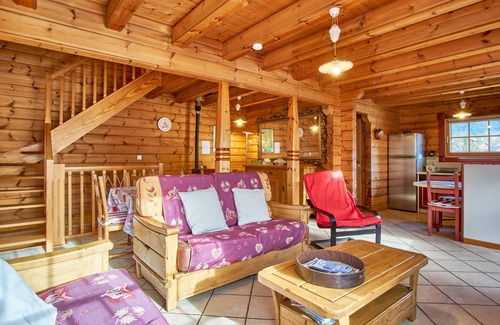 Gresse-en-Vercors Chalet De Esquí | Chalet 'Le Serac' con vistas a la montaña, terraza privada y Wi-Fi