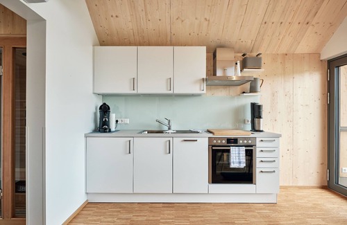 Bad Saulgau Chalet De Esquí | Chalet 'Luxus Mit Whirlpool Nr 7' con vistas al mar, Wi-Fi y aire acondicionado