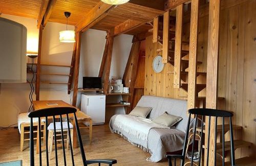 Besse-et-Saint-Anastaise Chalet De Esquí | Chalet montagnard avec balcon, proche piste et centre - FR-1-814-77