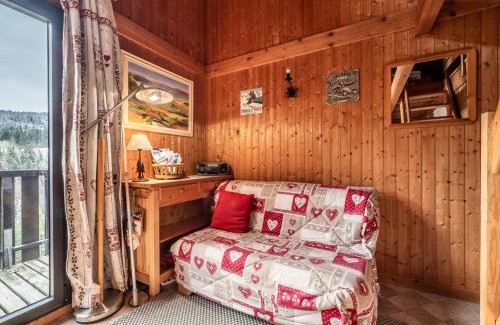 Les Gets Chalet De Esquí | Chalet mitoyen Les Gets 6 pers. - Balcon Sud, Garage, Wi-Fi, Animaux admis - FR-1-671-139