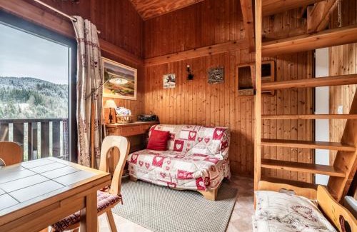 Les Gets Chalet De Esquí | Chalet mitoyen Les Gets 6 pers. - Balcon Sud, Garage, Wi-Fi, Animaux admis - FR-1-671-139