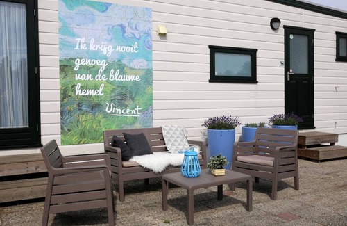 Udenhout Chalet De Esquí | Chalet Near Drunense Dunes in Van Gogh Style