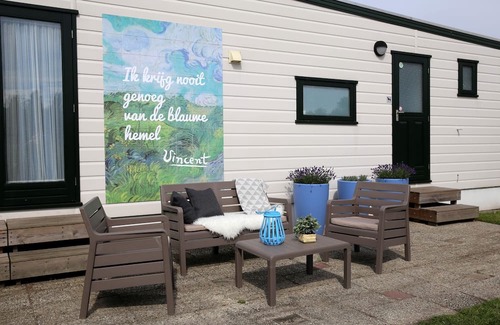 Udenhout Chalet De Esquí | Chalet Near Drunense Dunes in Van Gogh Style