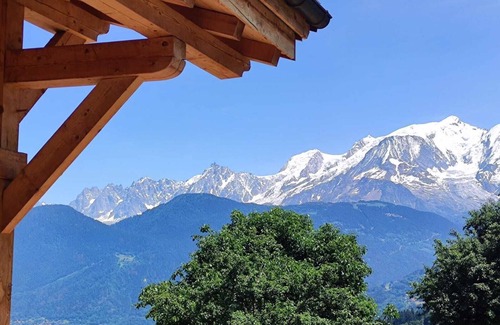 Combloux Chalet De Esquí | Chalet Neuf vue Panoramique sur le Mont-blanc
