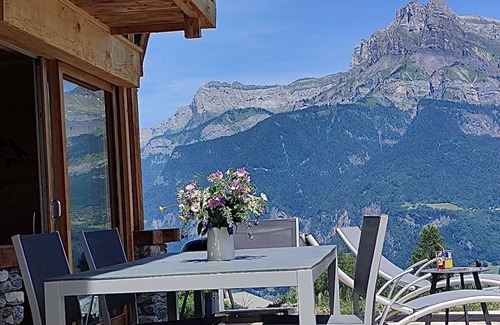 Combloux Chalet De Esquí | Chalet Neuf vue Panoramique sur le Mont-blanc