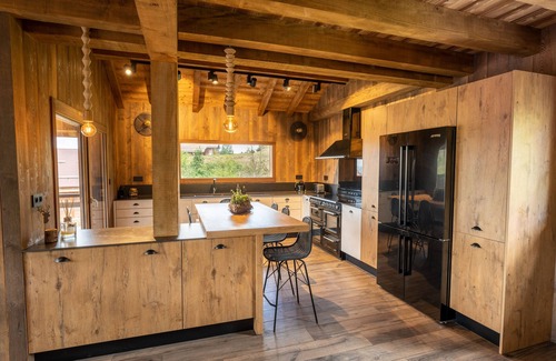Gerardmer Chalet De Esquí | Chalet Perle Noire, vista al lago Gerardmer orientada al sur, al pie de las pistas, sauna, jacuzzi