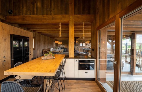 Gerardmer Chalet De Esquí | Chalet Perle Noire, vista al lago Gerardmer orientada al sur, al pie de las pistas, sauna, jacuzzi