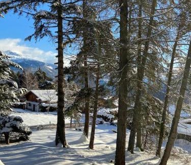 Montana Chalet De Esquí | Chalet Privé avec vue imprenable sur les alpes