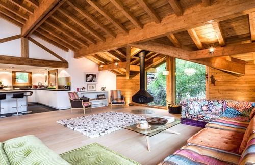 Les Praz-de-Chamonix Apartamento | Chalet Rass: Sublime five bedroom chalet fully equipped