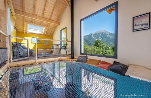 Saint-Jean-Saint-Nicolas Chalet De Esquí | Chalet Soleil Bœuf et Spa de l'adouss