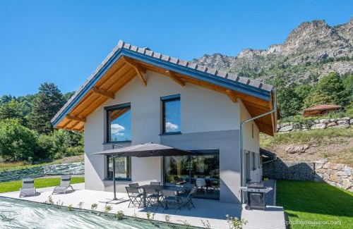 Saint-Jean-Saint-Nicolas Chalet De Esquí | Chalet Soleil Bœuf et Spa de l'adouss