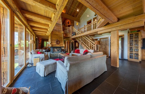 Nendaz Chalet De Esquí | Chalet Valkyria superbe ski-in ski-out
