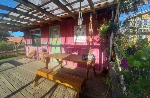 Arroio do Rosa Cabaña | Chalet with balcony and pampering 5 mins from the beach