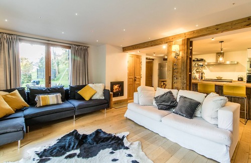 Verchaix Chalet De Esquí | Chalet con jacuzzi, equipado con sauna y vistas espectaculares