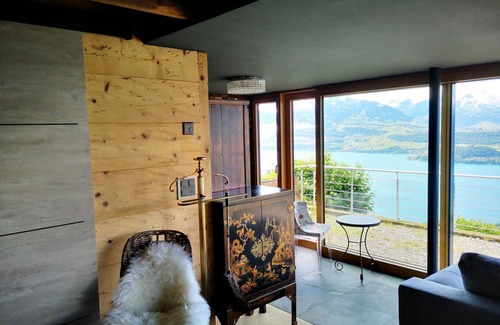 Aeschlen ob Gunten Chalet De Esquí | Chalet con vistas panorámicas de las montañas Oberland y el lago Thun