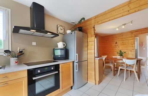 Gerardmer Chalet De Esquí | Chalet con terraza, jardín privado, balcón y vistas al lago