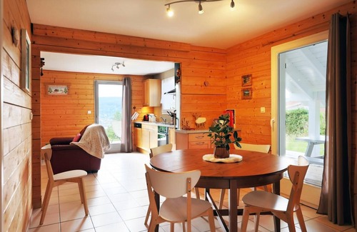 Gerardmer Chalet De Esquí | Chalet con terraza, jardín privado, balcón y vistas al lago