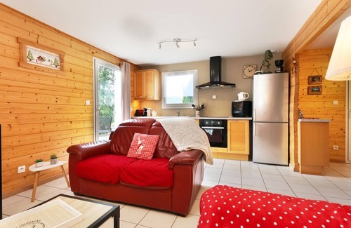 Gerardmer Chalet De Esquí | Chalet con terraza, jardín privado, balcón y vistas al lago