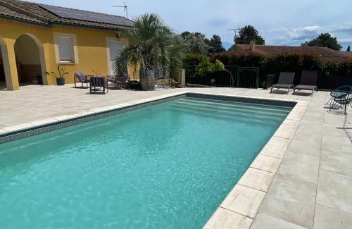 Lieuran-les-Beziers Casa | Chambre indépendante 25 m2 au calme avec piscine et terrain de pétanque