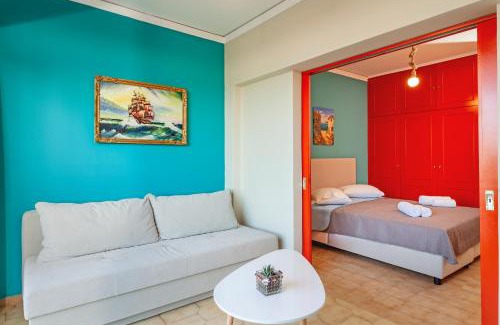 Ialyssos Apartamento | CHAMBRE ORANGE